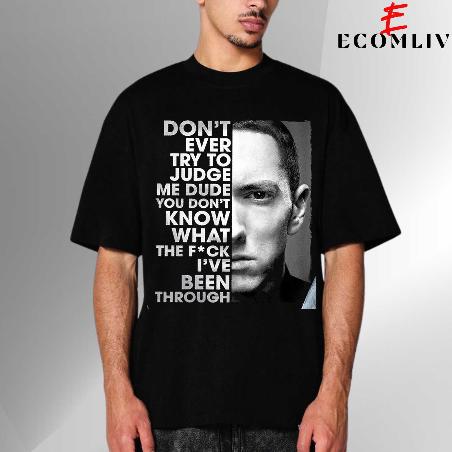 Eminem Retro Streetwear Tee, Unisex Hip Hop Shirt